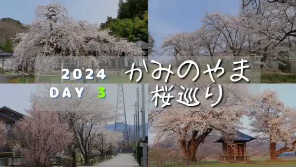 かみのやま桜巡り2024 – Day 3「知る人ぞ知るその風景」～春の楽しみ、あっという間に～